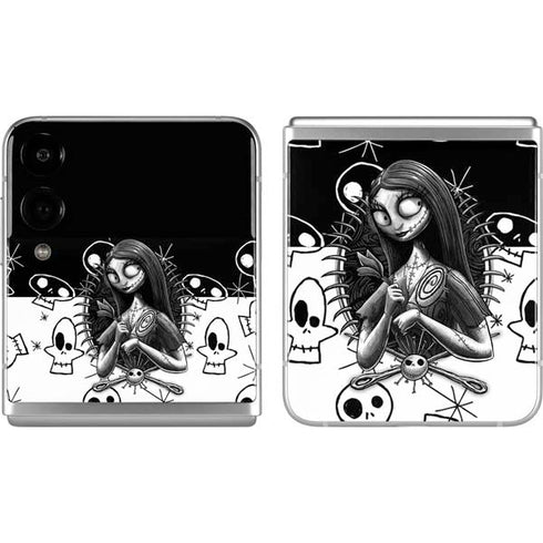 Disney The Nightmare Before Christmas Sally Art Galaxy Z Flip4 5G Skin